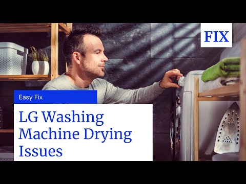 Видео: Стиральная машина LG плохо сушит: это можно легко исправить