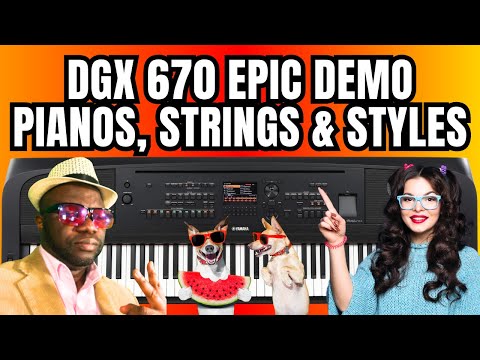 Видео: YAMAHA DGX 670 EPIC (обязательно к просмотру!) Фортепиано, стили и подключение ГИТАРЫ/Микрофона! ...