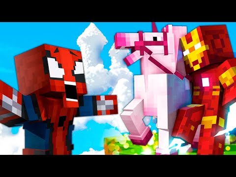 Видео: ЖЕЛЕЗНЫЙ ЧЕЛОВЕК НАШЕЛ ЕДИНОРОГА ВМЕСТЕ С ВОЛОДЯ ЧЕЛОВЕК ПАУК В МАЙНКРАФТ !?