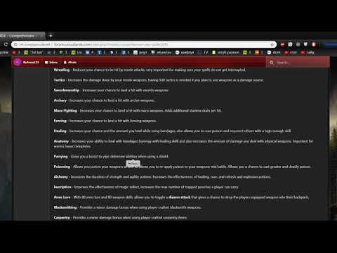 Видео: UO Outlands пвп билды и скилы, прокачка.