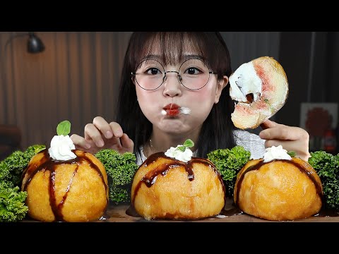 Видео: АСМР ЕДА Персиковый десерт ручной работы🍑 | MUKBANG