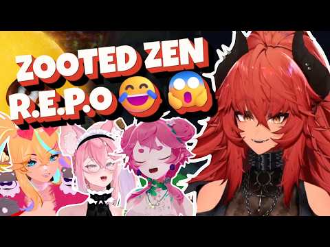 Видео: Зентрея СЛИШКОМ ZOOTED для R.E.P.O. 😂 Ариэль, Фрогги и Мэй MELTDOWN 😱 (при участии Блуто!)