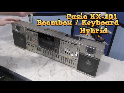 Видео: Casio KX-101 Bizarre Boombox/Keyboard гибрид