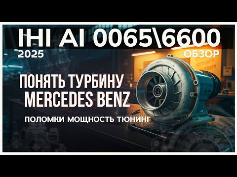 Видео: Понять Турбину |  IHI AI 6500 | Поломки, мощность, тюнинг | Mercedes Benz