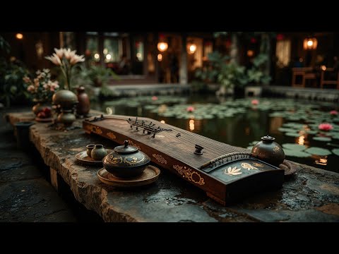 Видео: Расслабляющая азиатская и кото музыка для глубокой медитации и спокойного сна в окружении пруда