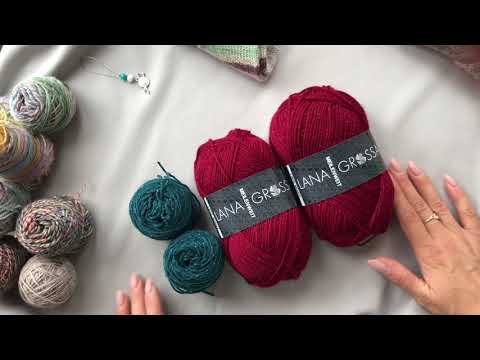 Видео: Обзор носочной пряжи Lana Grossa MEILENWEIT