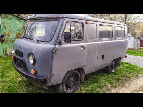 Видео: УАЗ буханка ГОТОВА! Запуск после 2х лет простоя и покраска валиком. Оживление мертвеца.