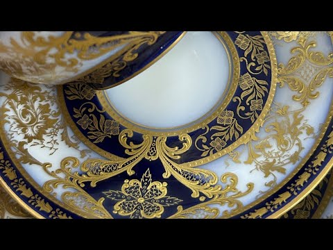 Видео: Роскошные чайные трио Haviland