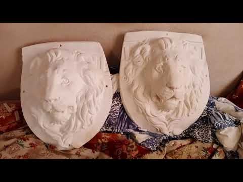 Видео: Изготовление формы морды льва из силикона и гипса