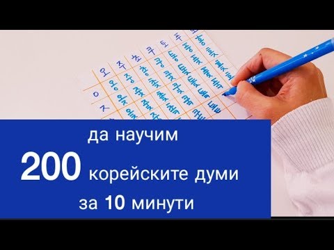 Видео: (лексика02)  200 корейски думи с бадчим