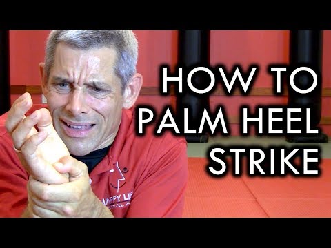 Видео: Как наносить удары ладонью и пяткой, не ломая запястье!
