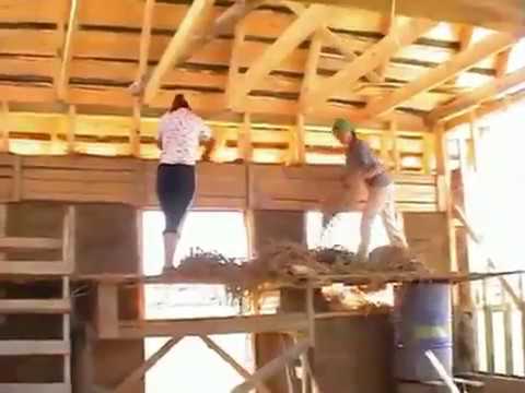 Видео: Дом из Самана  Практично и Быстро
