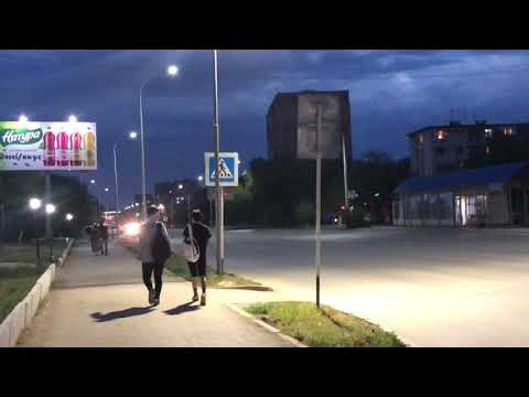 Видео: Актобе. ул.им.Есет Батыра. Вечер. Воспоминания…..