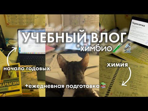 Видео: УЧЕБНЫЙ ВЛОГ ХИМБИО🍂📝 //типичная неделя в 11 классе