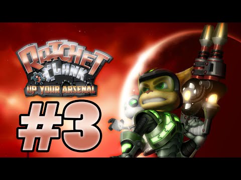 Видео: Прохождение Ratchet And Clank 3 : Up Your Arsenal Часть 3 - Пробираемся на базу Нефариуса )