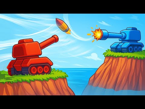 Видео: ХАРДКОРНЫЙ УРОВЕНЬ С ВЕТРОМ В SHELL SHOCK!!!