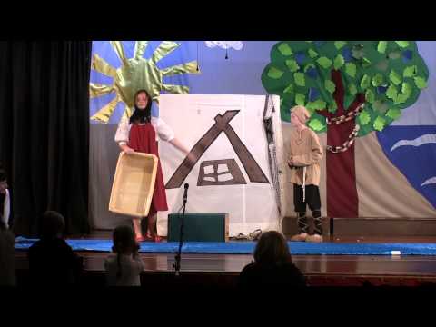 Видео: 4. Сказка о Рыбаке и Рыбке (Школьный концерт 2014)