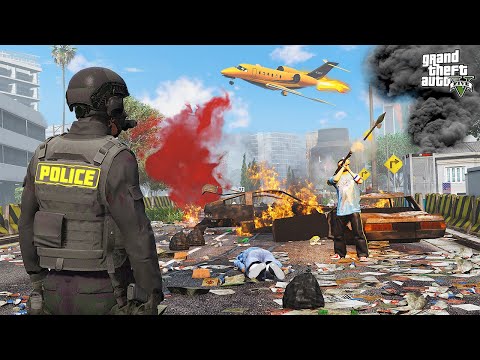 Видео: ПАДЕНИЕ ЛОС САНТОСА! ГОРОД БЕЗ ЗАКОНА! ► GTA 5 Жизнь Полицейского #7