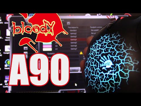 Видео: A4Tech Bloody a90 бюджетная игровая мышь с RGB подсветкой обзор, тест, сравнение