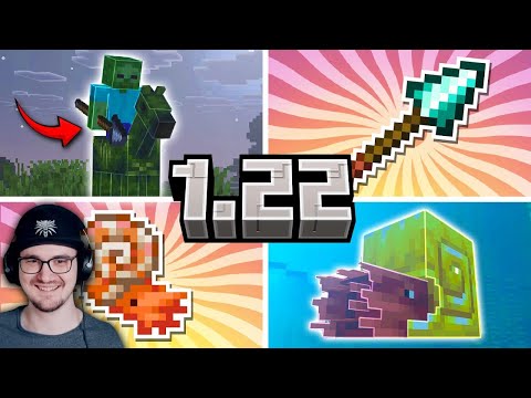 Видео: Minecraft Live 2025 - 1.22 ► Ездовой Наутилус, Копьё, Зомби-лошадь и Броня - Что показали? | Реакция