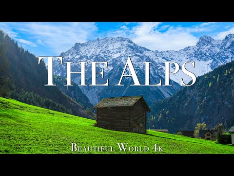 Видео: Alps 4k Drone Drone Nature Film - Healing Relaxing Music - Потрясающая красивая природа