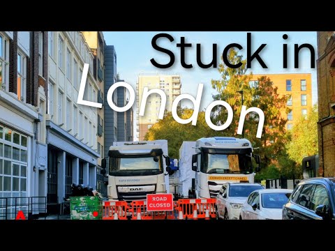 Видео: Грузоперевозки крупногабаритных грузов в центре Лондона: что может пойти не так? #грузоперевозки ...