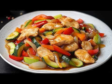 Видео: Нежная курица с овощами всего за 15 минут – секрет раскрыт! Потрясающий ужин!!👌