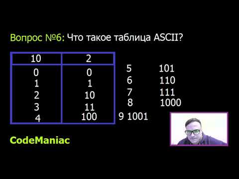 Видео: Что такое таблица ASCII? Ответ на вопрос