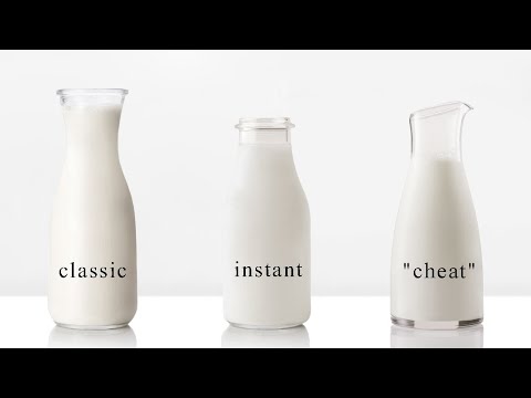 Видео: 3 способа приготовления миндального молока — классический, быстрый и чит-версия (по мотивам Элмхе...