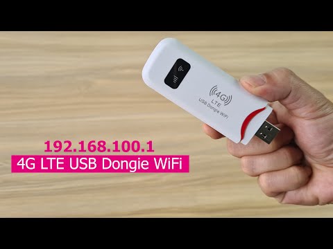 Видео: 192.168.100.1: Как настроить USB-ключ 4G LTE WiFi