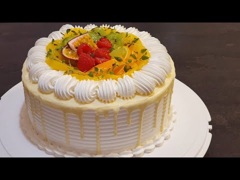 Видео: 3 ДОНА ТУХУМДАН КАТТА БИСКВИТЛИ ШОХОНА ТОРТ! Фруктовый торт! How to make Fruits Fresh Cream Cake.