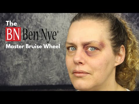 Видео: Как использовать колесо Ben Nye Master Bruise Wheel | Учебник по созданию спецэффектов для макияж...