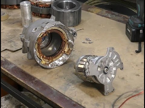 Видео: Редкий и очень дорогой генератор от Ауди Q8, проба генерации на магнитах.