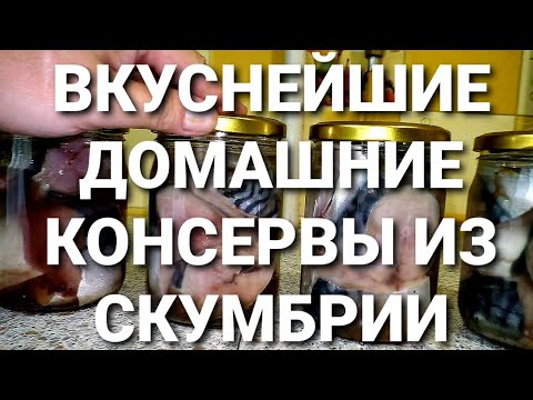 Видео: Простой Рецепт - Скумбрия в рассоле в автоклаве Вейн/Домашние консервы из рыбы/Заготовка еды впрок