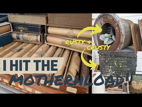 Видео: Этот антикварный магазин закрывался — они сказали мне сделать БОЛЬШУЮ КУЧУ... так я и сделал!!