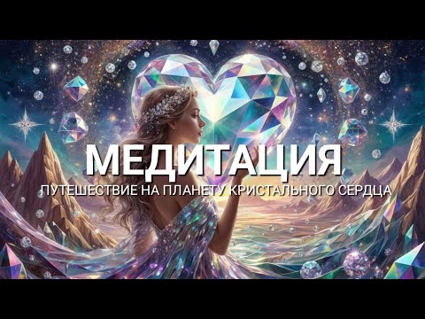 Видео: Медитация: Путешествие на планету кристального сердца