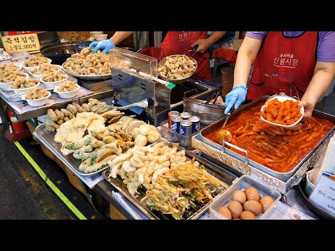 Видео: Продаем 200 кг мяса в сутки !! Корея ттеокбокки, Хрустящий тансуюг. / korean street food