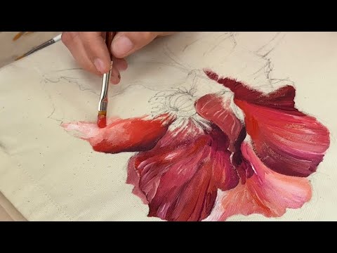 Видео: ПОДРОБНЫЙ МАСТЕР-КЛАСС по рисованию акриловыми красками на шопере.