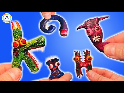 Видео: Лепим АЛФАВИТ ЛОР (G-K) ✔️ Alphabet Lore но Кошмарный