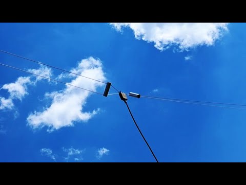 Видео: Антенна Диполь , теперь Два диапазона !