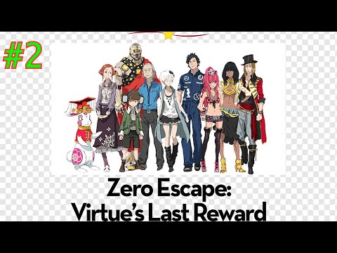 Видео: VIRTUE'S LAST REWARD (на русском языке) - Второе прохождение. #2. Нонарная игра.