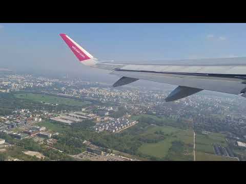 Видео: Вылет из Варшавы, 19.09.2024, борт 9H-WBT
