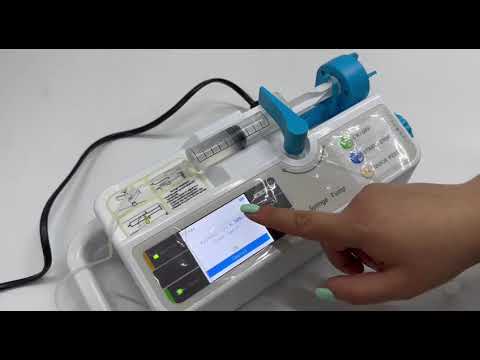 Видео: Инфузионный шприцевой насос Contec SP950VET