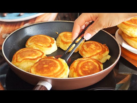 Видео: Яблочные ОЛАДЬИ КАК ПОНЧИКИ! Самые Вкусные и ПЫШНЫЕ. Завтрак ЗА Несколько  Минут!