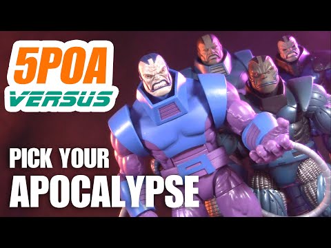 Видео: КАКОЙ АПОКАЛИПСИС ЛУЧШЕ? Обзор фигурок Toy Biz Marvel Legends, Hasbro BAF, Retro, DST Select