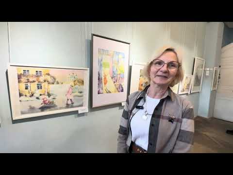 Видео: Елена Белова. Авторская экскурсия по выставке "Акварель"