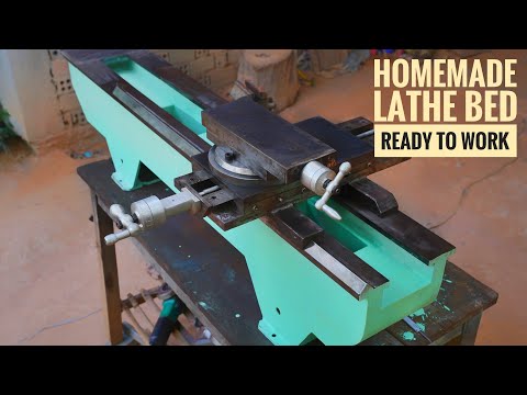 Видео: Потрясающий самодельный токарный станок, готовый к работе