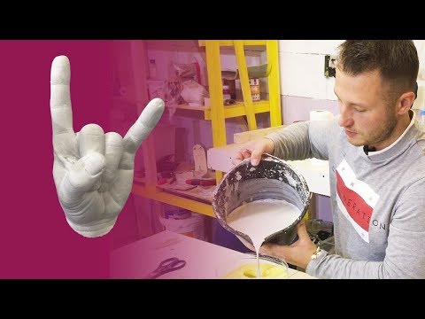 Видео: Как сделать слепок руки