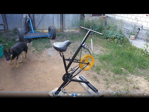 Видео: Велотренажёр из металлолома, как заводской!