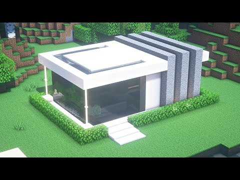 Видео: Как построить современный дом в Майнкрафт №34 - Minecraft Builds